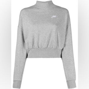 Nike Essentials Cropped Mockneck Swestshirt